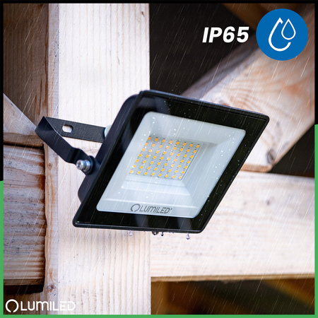 LED Reflektor 50W, 4500lm 4000K IP65 Černá ZUNA2 LUMILED