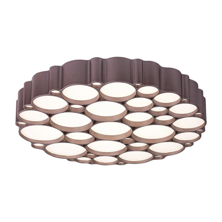 Plafond LED stropní svítidlo Dekorativní nástěnné svítidlo 48W 2956lm 4000K Hnědá moderní Andela 6040 Rabalux