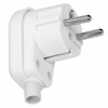 Úhlová elektrická zástrčka UNI-SCHUKO Zástrčka s uzemněním. odnímatelná bílá ORNO