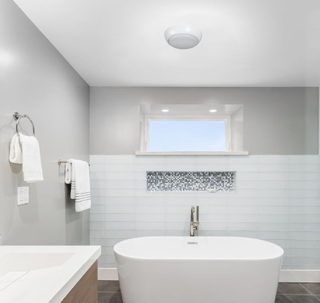 LED stropní svítidlo E27 IP44 bílé ERTON KANLUX