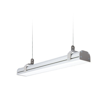 Hermetické lineární svítidlo LED 30W 4650lm 4000K Neutral IP65 IK08 Chrome HPL2 Pro Kobi