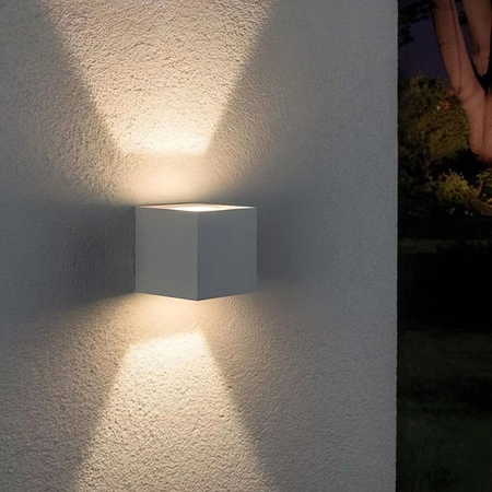 Zahradní nástěnná lampa Venkovní LED fasádní lampa 6W 580lm 2700k teplá bílá ERIC Videx
