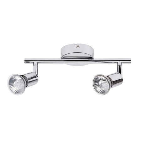 Halogenové bodové reflektorové stropní svítidlo 2x GU10 Chrome Classic Norton 6046 Rabalux