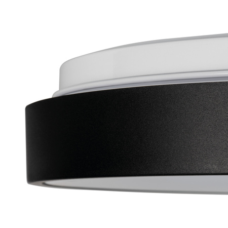 Plafond LED stropní panel Svítidlo pro povrchovou montáž 17,5W 460lm 4000K Neutral 120° Round Black Vand Kanlux