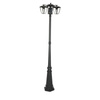 Zahradní lampa Lucerna 3xE27 vysoká 199CM černá VT-740 V-TAC