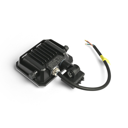 LED reflektor 20W 1900lm 5000K studená bílá se senzorem pohybu a soumraku černý s mléčným stínítkem Videx