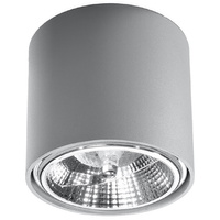 Svítidlo pro povrchovou montáž TIUBE GU10 Halogen Spot Tuba Grey SOLLUX