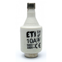 Pojistka 10A Pojistková vložka D2/Gf/10A/500V