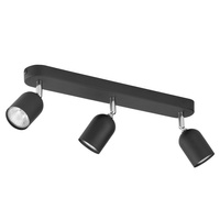 TOP BLACK Spot Černostříbrné klasické stropní svítidlo 3xGU10 4417 TK Lighting