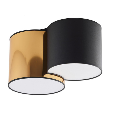 MONA BLACK/GOLD Plafondové stropní svítidlo černá/zlatá Moderní 2xE27 3444 TK Lighting