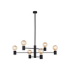 Závěsné svítidlo RADIUS VI 7932 Nowodvorski Black 6xE27 Stropní lustr Loft