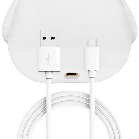 Dětské stolní LED noční světlo 1W 17lm 3000K teplá 360° bílá Chicken Masterled