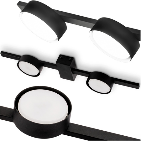 OVILO LED halogenové stropní svítidlo 2x GX53 Bodové nástěnné svítidlo Reflektor LUMILED