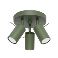 Plafond Tuba Spot stropní svítidlo 3x GU10 Olive Ring Bittersweet Shimmer SL.1503 Sollux