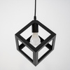 1x E27 Závěsná lampa, geometrická čtvercová ZWIS TALUS LUMILED