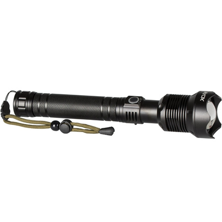 ZOOM LED XHP70 taktická svítilna 25W 2000lm 3 REŽIMY 1000m IP67 hliník VA0021 VAYOX