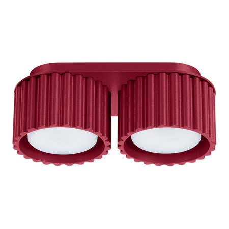Svítidlo pro povrchovou montáž 2x GX53 Aluminium Burgundy Aura Deep Space SL.1823 Sollux