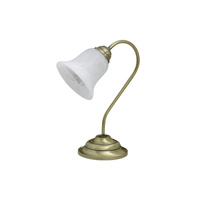 Stolní noční lampa E14 hnědá Classic Francesca 7372 Rabalux