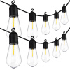 LED Solární řetěz, 20x LED Ozdobné Žárovky Edison ST58 11.48m 3000K Teplá bílá EREMI LUMILED