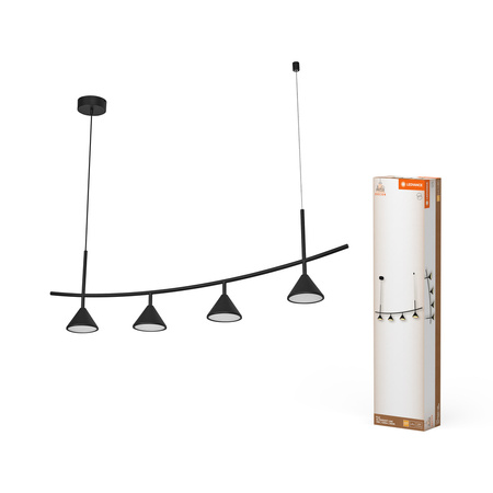 LED závěsné dekorativní lineární zavěšení 4-bodové 16W 3000K Decor Line Black LEDVANCE