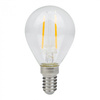 LED žárovka kapka P45 E14 2W 240lm 2700K teplá bílá FILAMENT Ecolight
