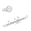 LED flexibilní pásek 11W/m 900lm/m 12V 4000K neutrální CRI90 30m L60B Kanlux