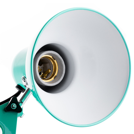 Stolní lampa E27, Mátová + držák na stůl TOBI LUMILED