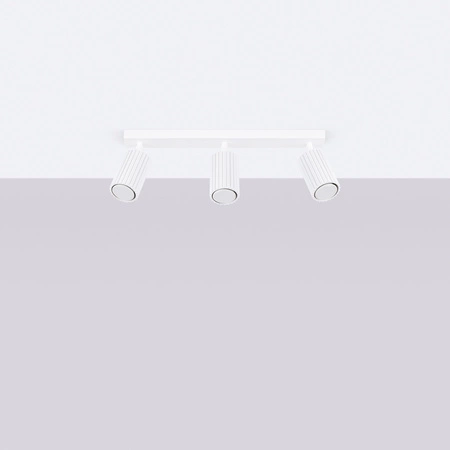 Bodové reflektorové stropní svítidlo Tuba 3x GU10 White Carbon Deep Space SL.1543 Sollux