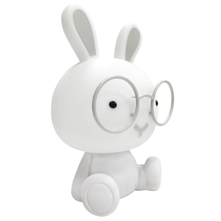 Dekorativní LED lampa 2,5 W 110 lm 4000K neutrální RGB bílá stmívatelná Sanico Rabbit Goldlux