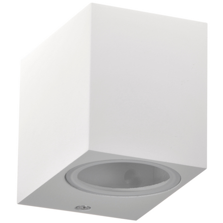 Venkovní zahradní nástěnné svítidlo s LED 1x GU10 BOSTON GOLDLUX (Polux) ALUMINIUM White