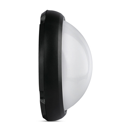 Stropní svítidlo LED Plafond 12W 6400K 840lm IP54 kulaté černé VT-8015 V-TAC