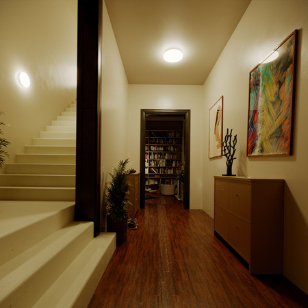 Stropní svítidlo LED Plafond 12W 1350lm 2700K se soumrakovým senzorem Bílá Acuna Philips