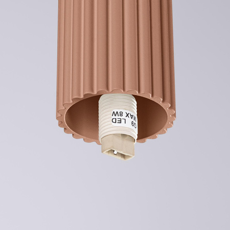 Koupelnové stropní svítidlo G9 kulaté hnědé moderní matné IP44 Halo Sollux