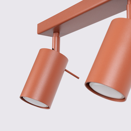 Tuba Spot Reflector Stropní svítidlo 4x GU10 Ochre Red Ring Bittersweet Shimmer SL.1510 Sollux