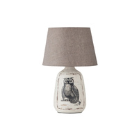 Stolní noční lampa E27 bílá Vintage Dora 4373 Rabalux