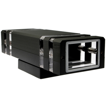 Dvojité zahradní nástěnné svítidlo INEZ DUO LED 2xGU10 ALUMINIUM černá IP54