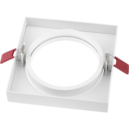 Podhledové svítidlo GU10, ES111 Nastavitelná Čtvercová Bílá 14cm CARPI LUMILED