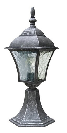 Venkovní LED zahradní lampa TOSCANA E27 IP43 Tyč 41cm Starostříbrná RABALUX