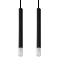 LED stropní závěsné svítidlo WEZYR 2xG9 černé SOLLUX