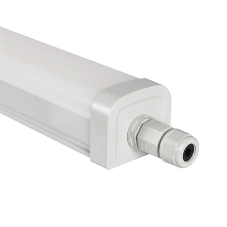 LED hermetické svítidlo 46W 6000lm 4000K Neutrální 130° IP65 IK08 Povrchová montáž Šedá TP Kanlux