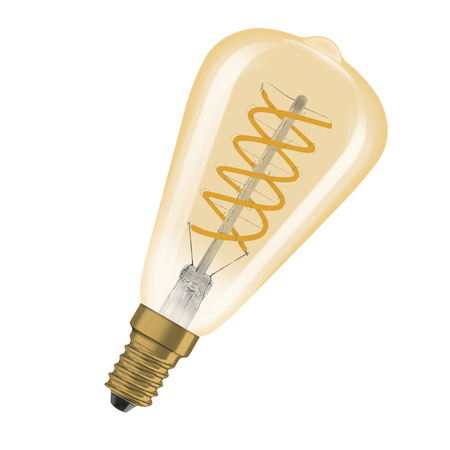LED žárovka ST48 Vintage E14 4,8W = 32W 360lm 2200K teplá bílá 320° Amber Dimmable Filament Vintage 1906 Osram