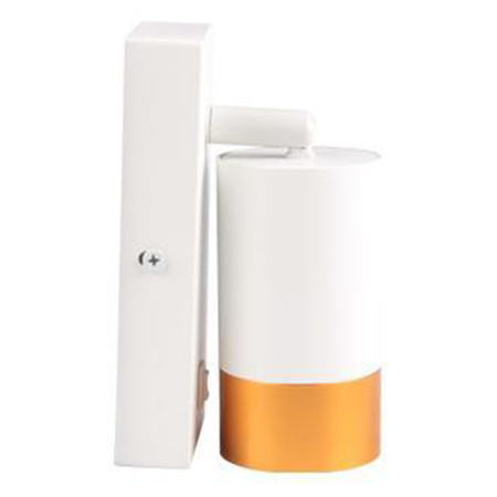 Nástěnné svítidlo Reflektor Nástěnné bodové svítidlo pro čtení GU10 White Gold Masterled