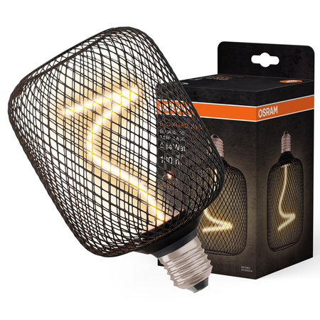 Dekorativní LED žárovka E27 3,5W = 14W 130lm 1800K teplá bílá 320° Filament Dimmable Decor Osram