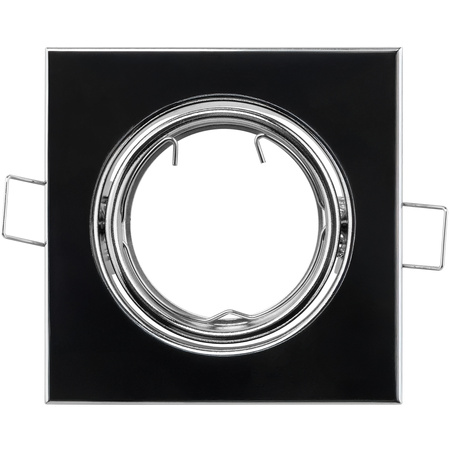 Halogenové svítidlo pod omítku Pohyblivé čtvercové svítidlo PICTOR Chrome Sheet MR16 GU10 LUMILED