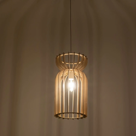 E27 Závěsné stropní svítidlo Bílé dřevo Skandinávský KYMI A 10570 Nowodvorski