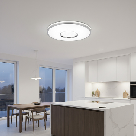 LED stropní svítidlo Leon 24W 1440lm 39cm GOLDLUX (Polux) + dálkový ovladač