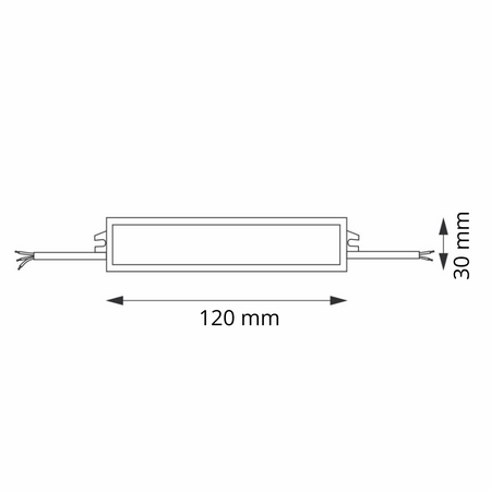 Externí napájecí zdroj pro LED pásky 12V 15W IP67 Sanico Goldlux