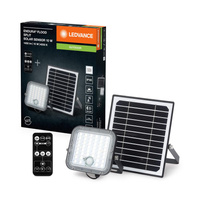 Solární reflektor LED venkovní lampa 10W 1400lm 4000K IP65 černá se senzorem pohybu a soumraku Endura Ledvance