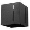 Nástěnné svítidlo LED PIXAR G9 Upstairs Downstairs Cube Black SOLLUX