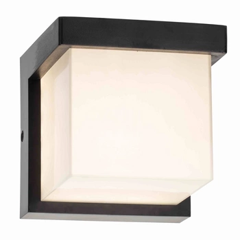 Venkovní nástěnné fasádní svítidlo LED 4000K Square Black